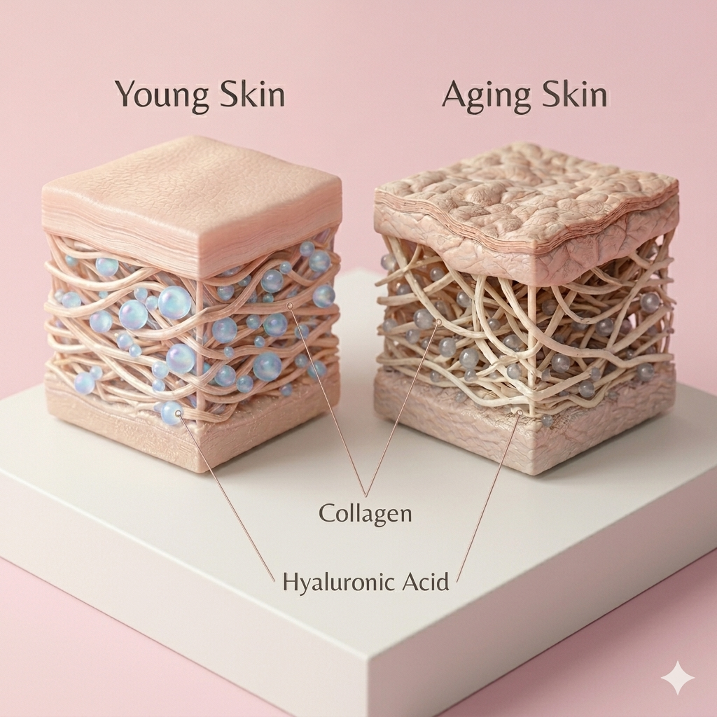 young-skin-vs-old-skin-collagen-and-hyaluronic-acid-change