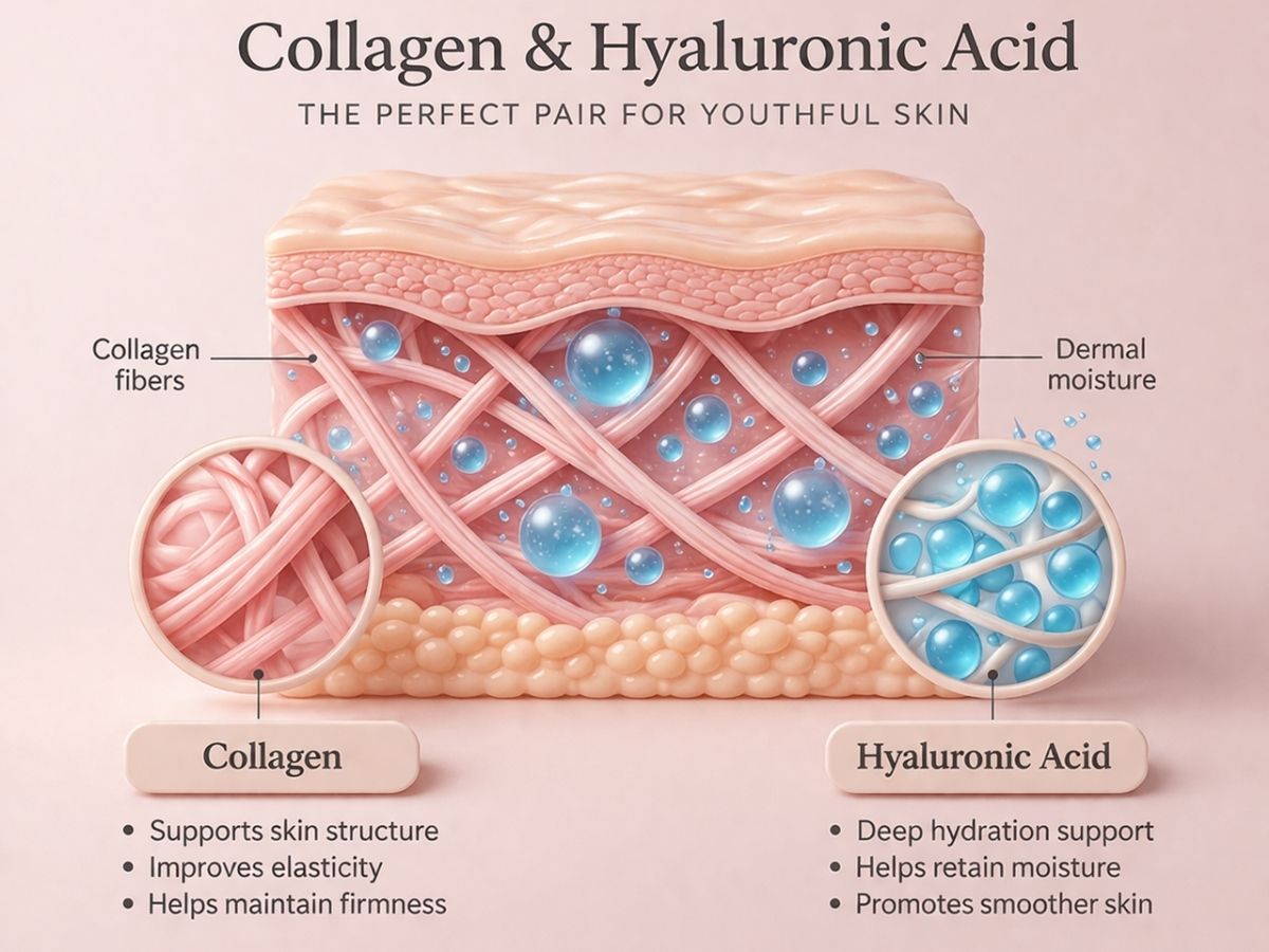 collagen and hyaluronic acid benefits for skin hydration